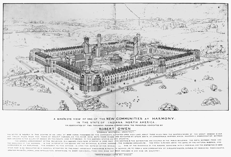 Amazon.com: New Harmony 1824 Ndesign For The New Owenite
